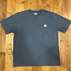 Carhartt Black Loose Fit Short Sleeve Pocket Tee T shirt XL